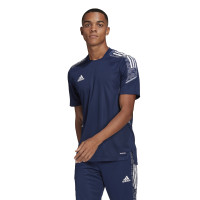 adidas Condivo 21 Trainingsshirt Donkerblauw Wit