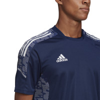 adidas Condivo 21 Trainingsshirt Donkerblauw Wit