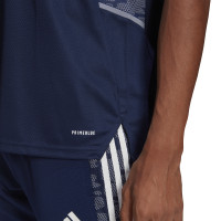 adidas Condivo 21 Trainingsshirt Donkerblauw Wit