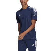 adidas Condivo 21 Trainingsshirt Donkerblauw Wit