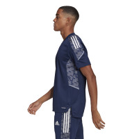 adidas Condivo 21 Trainingsshirt Donkerblauw Wit