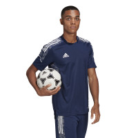 adidas Condivo 21 Trainingsshirt Donkerblauw Wit