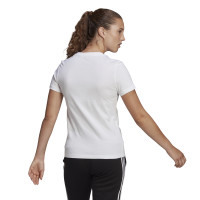 adidas Essentials T-Shirt Slim Dames Wit Zwart
