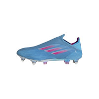 adidas X Speedflow+ IJzeren-Nop Voetbalschoenen (SG) Blauw Roze Wit