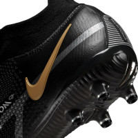 Nike Phantom GT 2 Elite DF Kunstgras Voetbalschoenen (AG) Zwart Donkergrijs Goud