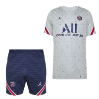 Nike Paris Saint Germain Strike Trainingsset 4e 2021-2022 Kids Grijs Donkerblauw