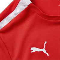 PUMA teamLIGA Voetbalshirt Kids Rood Wit