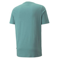 PUMA Essentials+ Tape T-Shirt Blauw Zwart