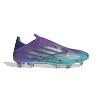 adidas X Speedflow+ Gras Voetbalschoenen (FG) Paars Turquoise Zilver Roze