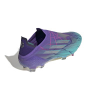 adidas X Speedflow+ Gras Voetbalschoenen (FG) Paars Turquoise Zilver Roze