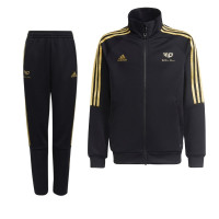 adidas Salah Trainingspak Kids Zwart Goud