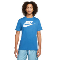 Nike NSW Icon Futura Zomerset Blauw Zwart