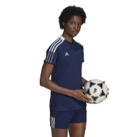 adidas Tiro 21 Polo Dames Donkerblauw