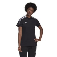 adidas Tiro 21 Polo Dames Zwart