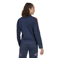 adidas Manchester United Trainingsjack 2022-2023 Dames Blauw