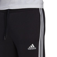 adidas 3-Stripes Fleece Trainingsbroek Zwart Wit