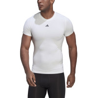 adidas Techfit Ondershirt Wit Zwart