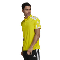 adidas Squadra 21 Polo Geel Wit