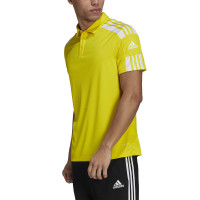 adidas Squadra 21 Polo Geel Wit