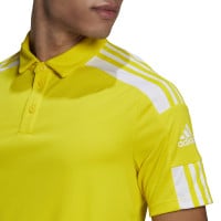 adidas Squadra 21 Polo Geel Wit