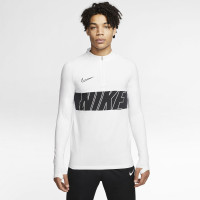 Nike Dry Academy Trainingstrui Wit Zwart