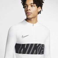 Nike Dry Academy Trainingstrui Wit Zwart