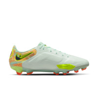 Nike Tiempo Legend 9 Elite Gras Voetbalschoenen (FG) Groen Oranje Felgeel