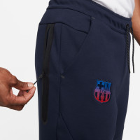 Nike FC Barcelona Tech Fleece Jogger 2022-2023 Donkerblauw Blauw