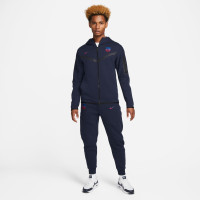 Nike FC Barcelona Tech Fleece Jogger 2022-2023 Donkerblauw Blauw