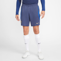 Nike Frankrijk Strike Trainingsset 2022-2024 Donkerblauw Blauw Goud