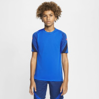 Nike Breathe Strike Trainingsshirt Blauw Rood Kids