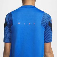 Nike Breathe Strike Trainingsshirt Blauw Rood Kids