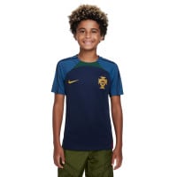 Nike Portugal Strike Trainingsset 2022-2024 Kids Donkerblauw Goud