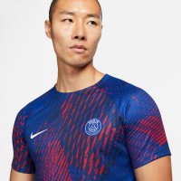 Nike Paris Saint-Germain Pre Match Trainingsshirt 2022-2023 Blauw Rood Wit