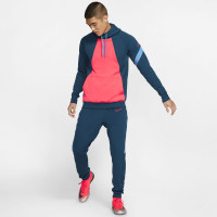 Nike Dry Academy Pullover Hoodie Blauw Roze