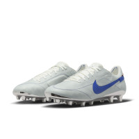 Nike Tiempo Legend 9 Elite Made in Italy Kunstgras Voetbalschoenen (AG) Wit Blauw Zilver