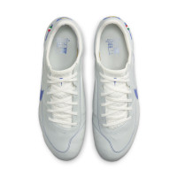 Nike Tiempo Legend 9 Elite Made in Italy Kunstgras Voetbalschoenen (AG) Wit Blauw Zilver