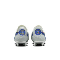 Nike Tiempo Legend 9 Elite Made in Italy Kunstgras Voetbalschoenen (AG) Wit Blauw Zilver