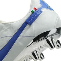 Nike Tiempo Legend 9 Elite Made in Italy Kunstgras Voetbalschoenen (AG) Wit Blauw Zilver