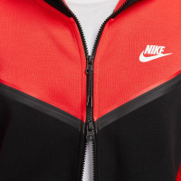 Nike Tech Fleece Vest Koraalrood Zwart Wit