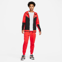 Nike Tech Fleece Vest Koraalrood Zwart Wit