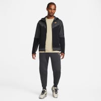 Nike Tech Fleece Vest Donkergrijs Zwart Goud