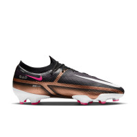 Nike Phantom GT2 Pro Gras Voetbalschoenen (FG) Zwart Brons Wit