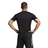 adidas Tiro 23 Club Trainingsshirt Zwart Blauw