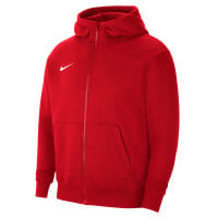 Nike Park 20 Fleece Full-Zip Trainingspak Kids Rood Zwart