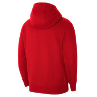 Nike Park 20 Fleece Full-Zip Trainingspak Kids Rood Zwart