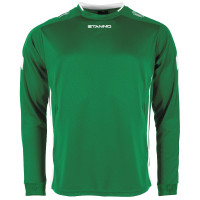 Stanno Drive Voetbalshirt Lange Mouwen Groen Wit