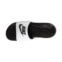 Nike Victori One Slippers Zwart Wit Zwart