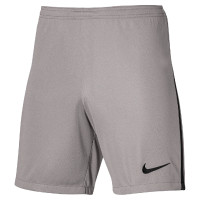 Nike Dri-FIT League III Voetbalbroekje Grijs Zwart