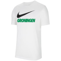 Nike Groningen Team Club Tee 20 Kids Wit Groen